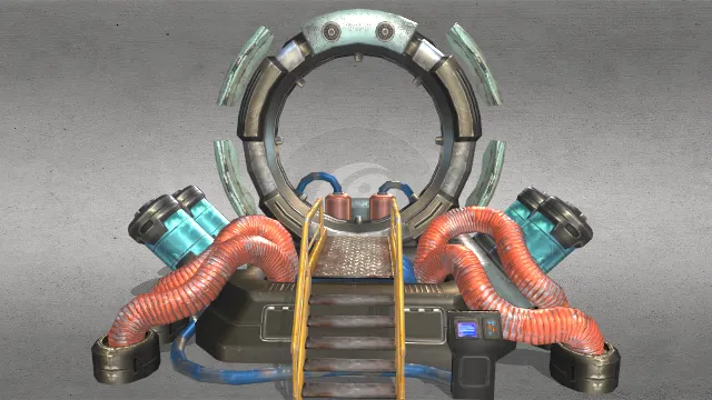 风格化时间门户科幻传送门