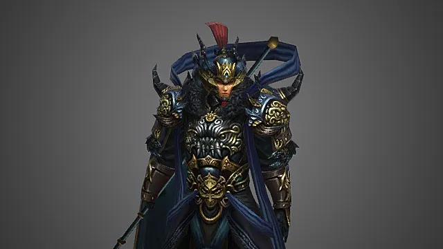 妖界惊关军阵玄金破阵神将模型