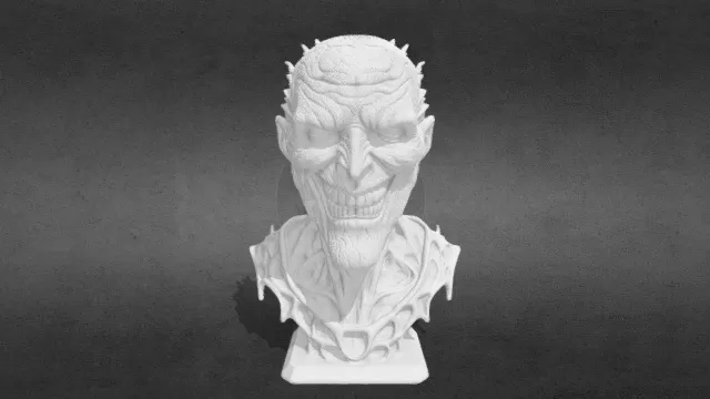恶魔小丑半身像_obj.obj