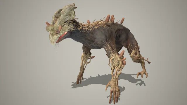 黑神话  地狼  动物  妖怪  游戏建模