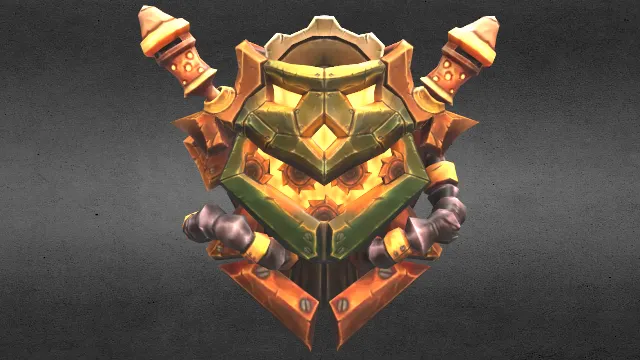 哥布林粉碎盾牌动画游戏道具