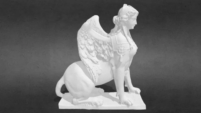 埃及 斯芬克斯雕像 狮鹫人面像