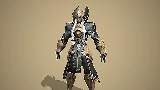 金纹暗铠幽影祭司  祭司BOSS  祭司建模  神殿神秘角色  游戏角色