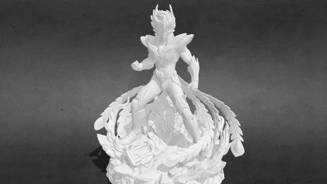 一辉凤凰座圣斗士星矢stl.stl