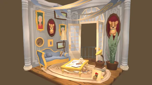 皇家婴儿卧室房间玩具内饰