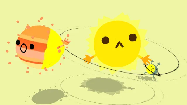 烈日太阳星球卫星模型