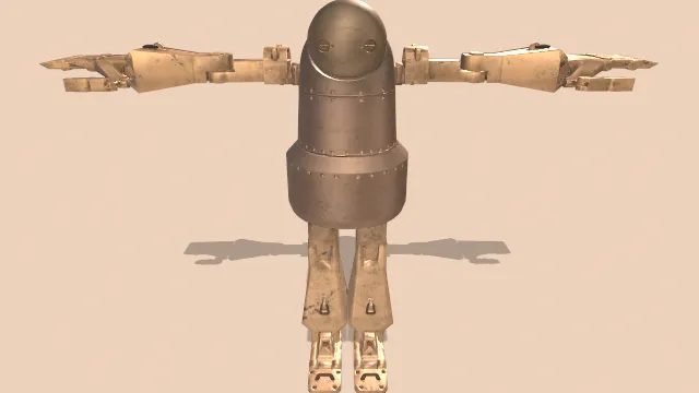 尼尔:自动人形机器人散架动画