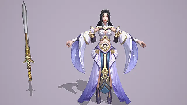 紫宸剑仙：国风星纱刺战套装