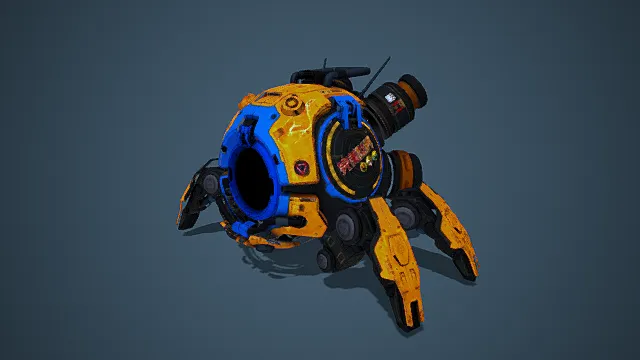 科幻宇宙飞船外星战机3D模型