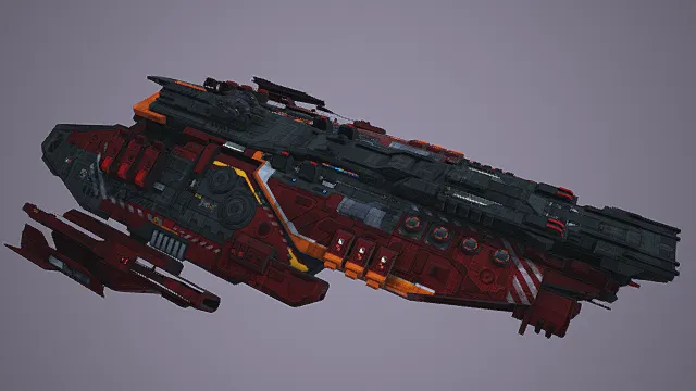 战舰飞船次世代Frigate MB2模型