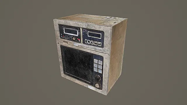 复古做旧工业风组合控制设备3D模型