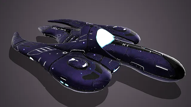 次世代战舰飞船Centaur class  星盟OSS级战列航母