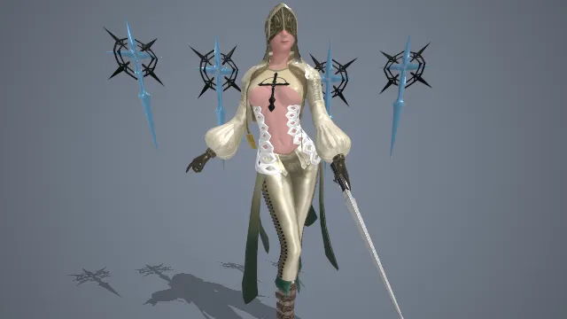 蒙面修女  宗教风战士  奇幻题材  战斗修女