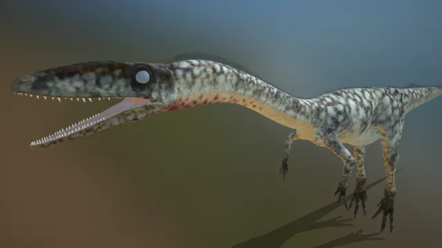 腔骨龙  恐龙  仿真 模型 pbr