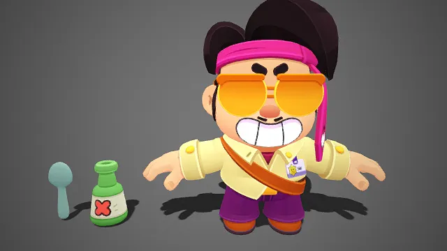 搞怪职员  Q 版卡通  墨镜  活泼  滑稽  喜剧类作品