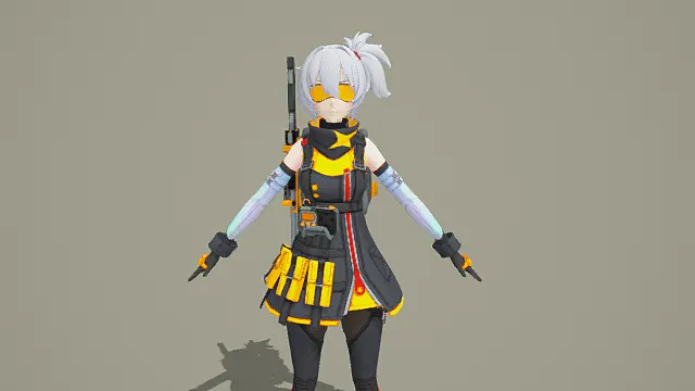 《绝区零》11号（Traffic Jam）战斗风格角色模型