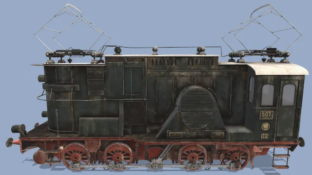 火车头车厢机器车辆货车