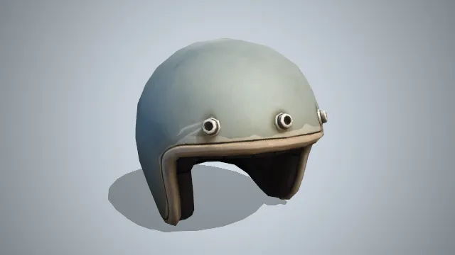 浅蓝色  圆形  头盔  装饰  摆件