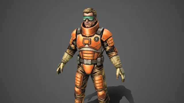 装甲士兵  防护服  铆钉  护目镜  防护性与实用性  硬核  