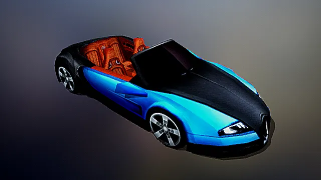 布加迪敞篷跑车  交通工具  家用轿车  代步工具