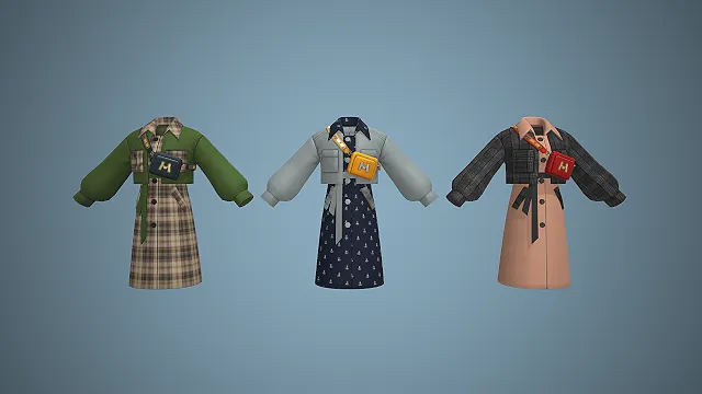 学院风  长款裙装  斜挎包  复古风