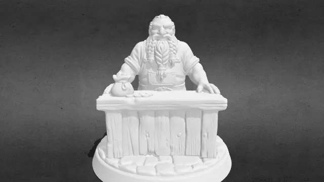 矮人商人+(无需支撑)stl.stl