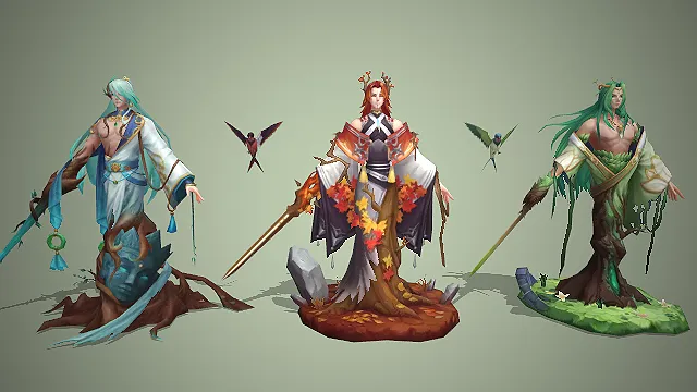 树精灵  自然系法师  古风仙侠  东方神话