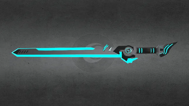 霓虹刀刃科幻剑武器道具