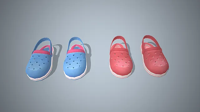 洞洞鞋  透气孔洞设计  可调节后跟带  休闲风  童趣可爱