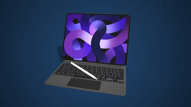 平板电脑  手写笔  全尺寸键盘  现代科技