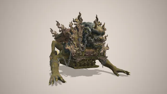 黑神话  五行战车  道具  游戏模型  妖怪