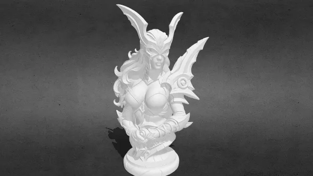 审判天使半身像obj.obj