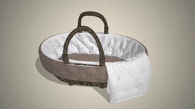 编织提篮式  天然藤编材质  复古田园风  柔软包裹感