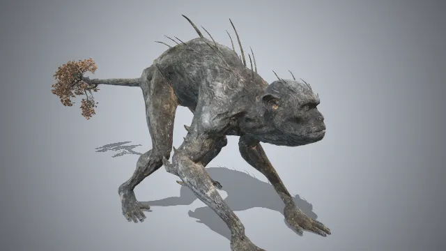 黑神话  禺狨王  游戏模型  动物  猴