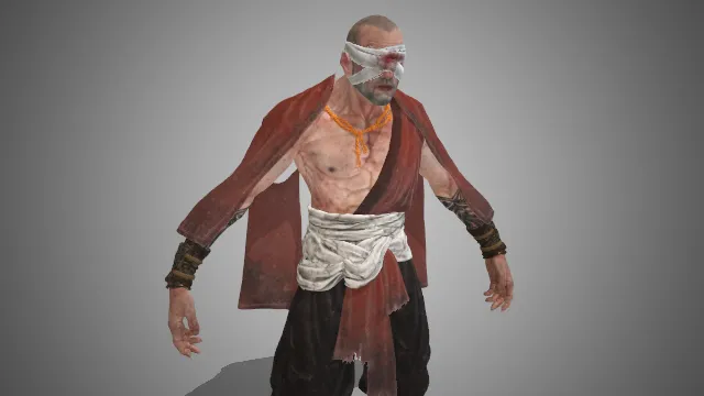 黑神话  监院僧  人物建模  游戏  角色