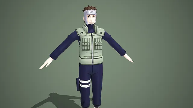 火影忍者角色天藏大和 3D 模型