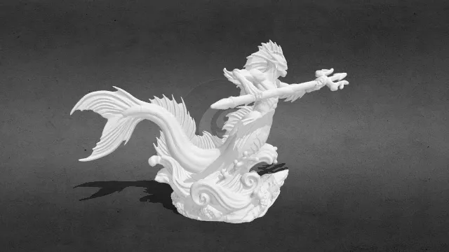 人鱼 夜叉 stl.stl