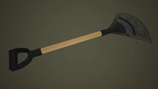 耙子   工具模型