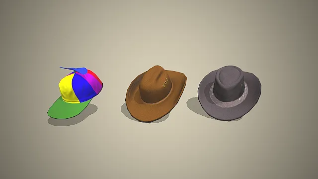 拼色棒球帽  棕色牛仔帽  复古西部  配饰道具