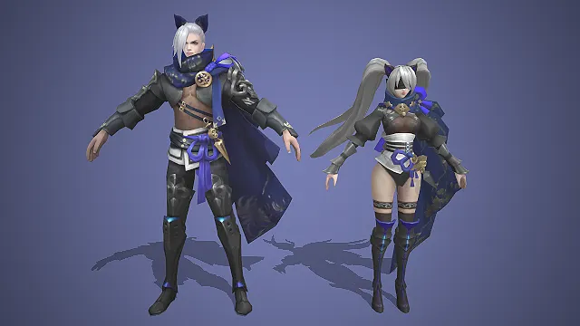 古风暗黑风  神秘感设计  冷冽飒爽  刺客