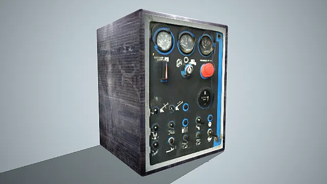 工业电力设配器    3D模型