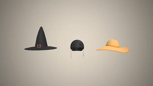 卡通帽子  遮阳帽  时尚配饰  装饰道具  遮阳帽