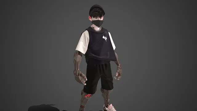 赛博朋克  机械少年  潮系穿搭  义肢  未来科技  潮流文化