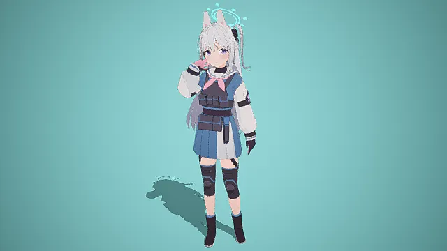 魔法科学少女 - 千年科学学园的美夜子游戏角色模型