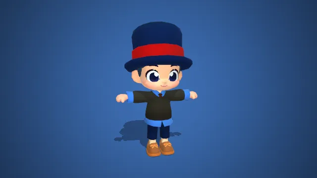 小小侦探：蓝色礼帽与黑色小西装的探险家