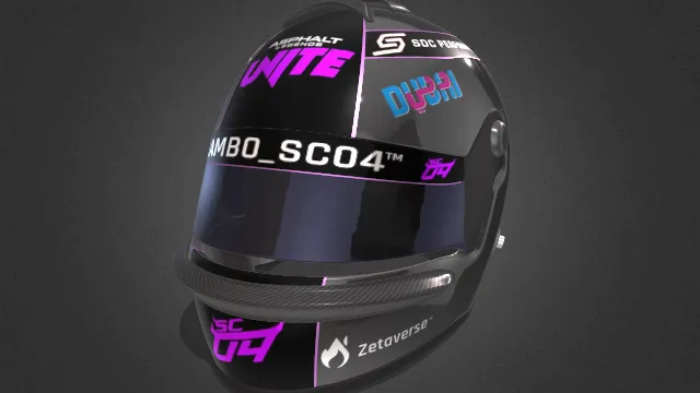 酷炫赛车头盔防护盔