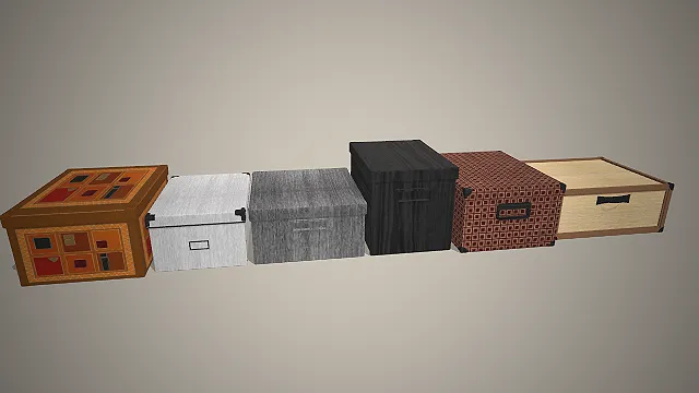 收纳储物箱  布艺收纳盒  家居模型  收纳道具