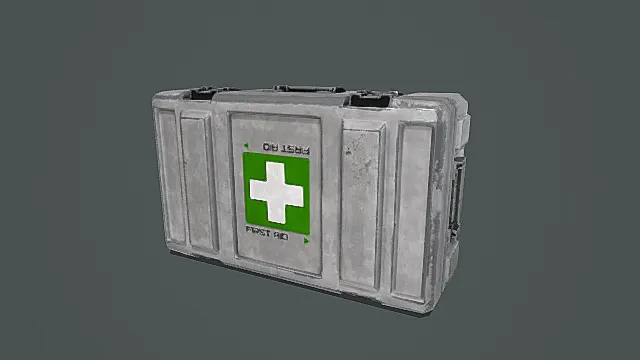 现代战术风格急救箱3D模型
