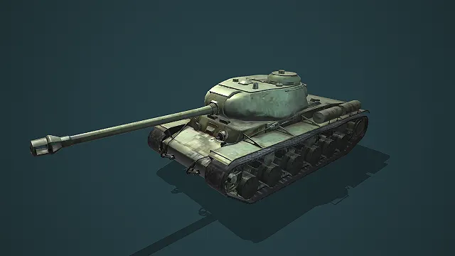 二战风格苏系重型坦克游戏载具模型