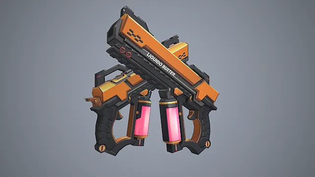 液爆双枪  液体储能罐  科幻重火器  硬核工业